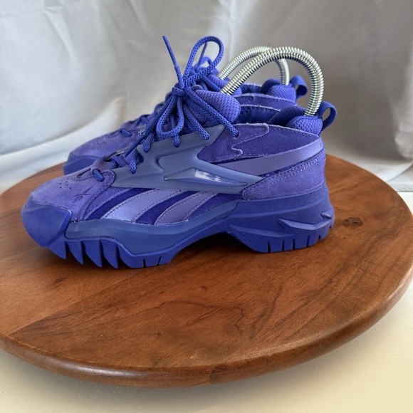 Reebok Club C Cardi V2 Leather Purple Casual Running Shoe Sneaker Women's Size 7 - Picture 2 of 12